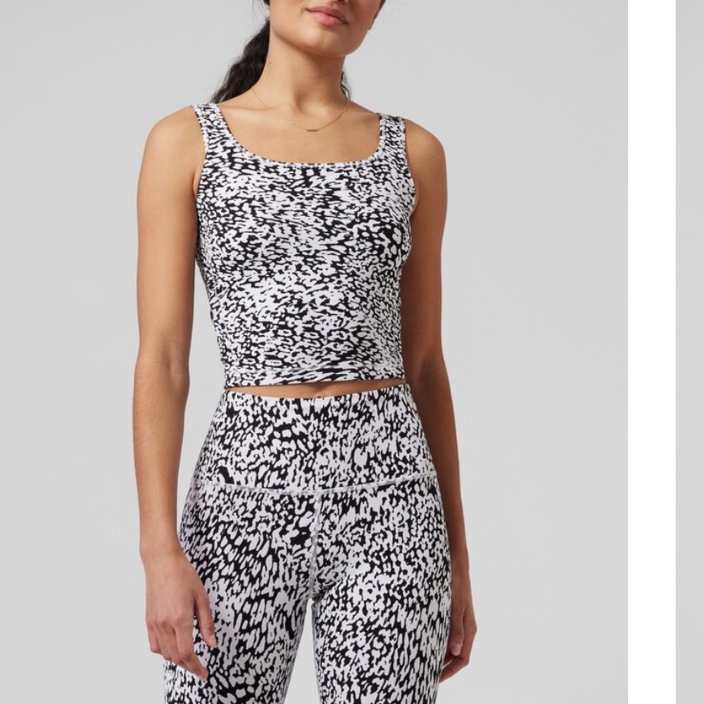 Athleta Shanti Square Neck Crop Tank